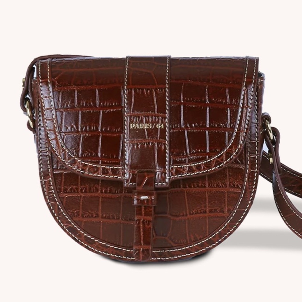 Paris 64 Mini Windsor Coco Cognac Bag
